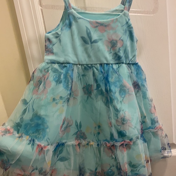 Toddler blue floral dress 👗 - Picture 3 of 3
